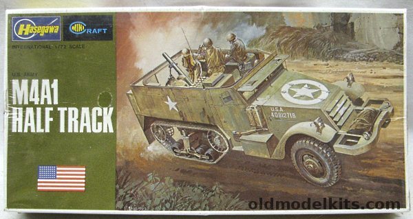 Hasegawa 1/72 M4A1 Half Track, 707-130 plastic model kit